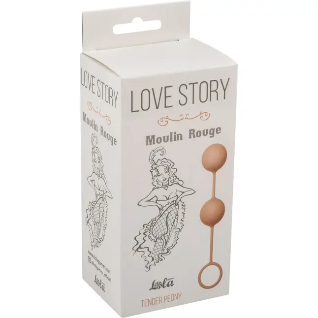 Нежно-розовые вагинальные шарики Love Story Moulin Rouge - Love Story. Фотография 2.