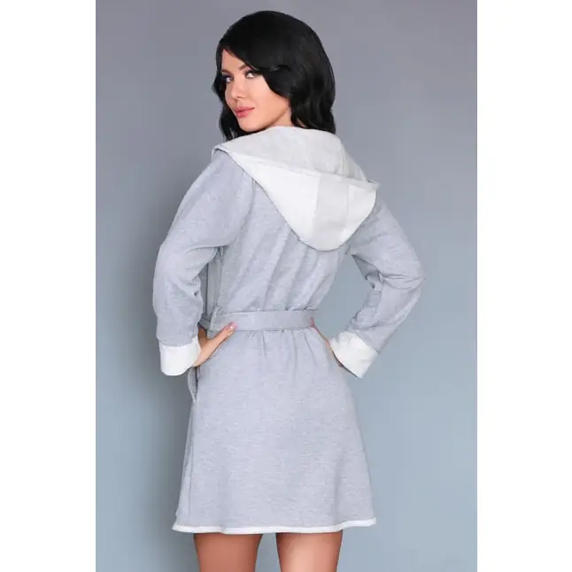 Уютный халатик с капюшоном Jayanti - Touch of Gray Collection. Фотография 2.