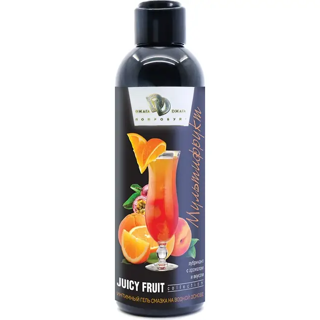 Интимный гель на водной основе JUICY FRUIT с ароматом фруктов - 200 мл