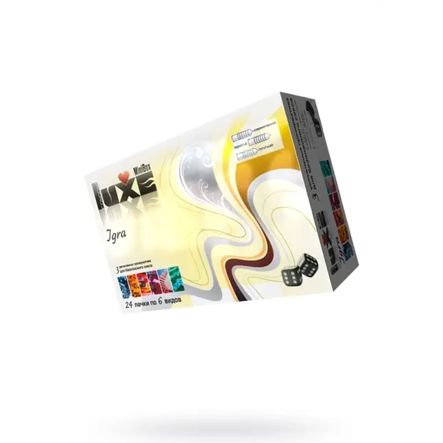 Презервативы Luxe Mini Box Игра - 1 блок (24 уп. по 3 шт. в каждой)
