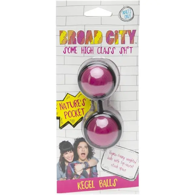 Вагинальные шарики Broad City Nature s Pocket Kegel Balls. Фотография 4.