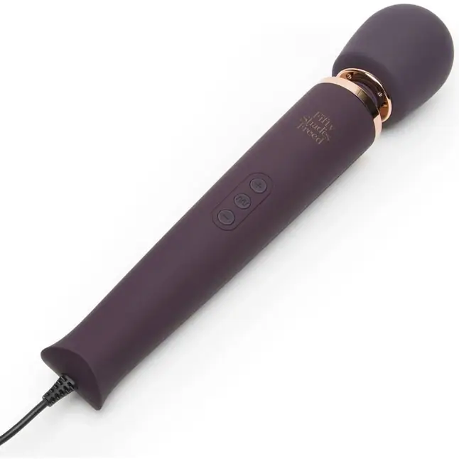 Фиолетовый вибратор Fifty Shades Freed Awash with Sensation Mains Wand Vibrator - Fifty Shades Freed. Фотография 3.