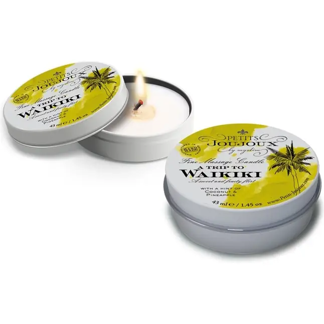 Набор из 5 свечей Petits Joujoux Waikiki Beach с ароматом кокоса и ананаса - Petits JouJoux. Фотография 3.