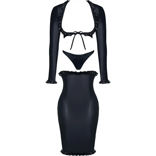 Платье с открытой грудью и вырезом в форме сердца сзади Kerstin - Hard Candy collection. Фотография 2.