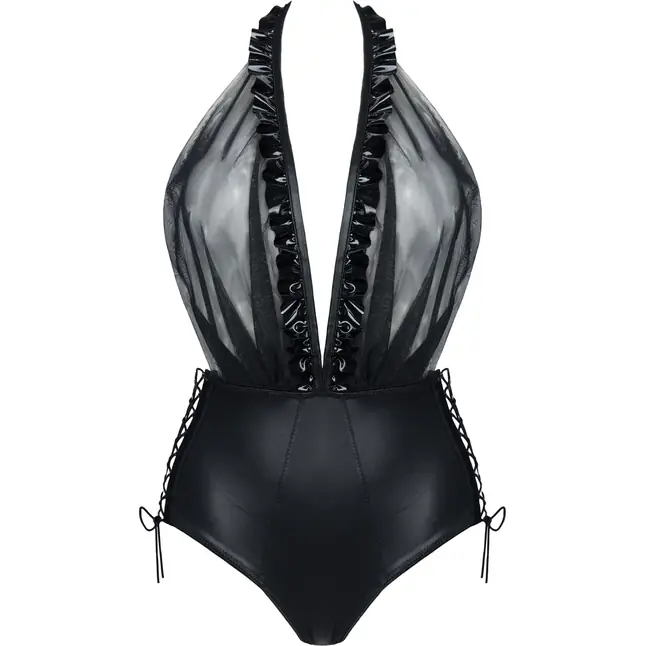 Соблазнительное боди Carmen со шнуровками - Hard Candy collection. Фотография 2.