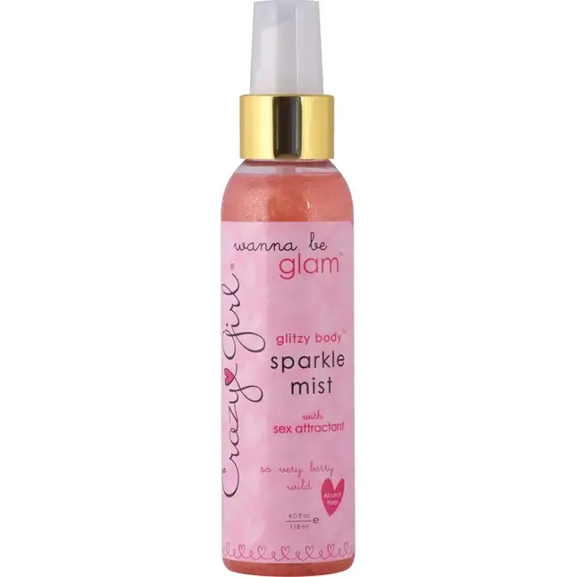 Феромоновый мист Crazy Girl So Very Berry Wild с розовыми блестками - 118 мл