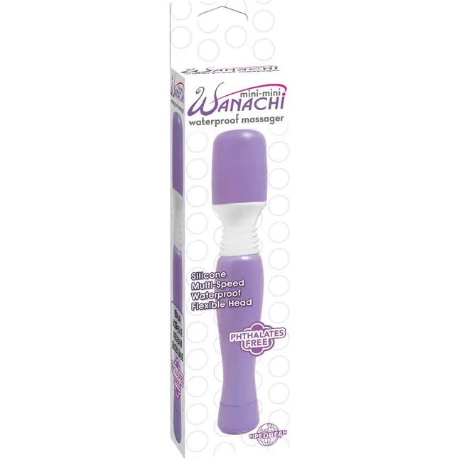 Фиолетовый жезловый мини-вибратор Mini-Mini Wanachi - 13,3 см - Wanachi. Фотография 3.