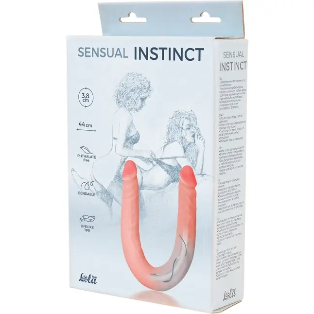 Гнущийся фаллоимитатор Sensual Instinct - 44 см - Instinct. Фотография 3.
