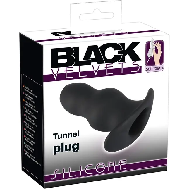 Анальная пробка-туннель с волнообразным рельефом Tunnel Plug - You2Toys. Фотография 7.