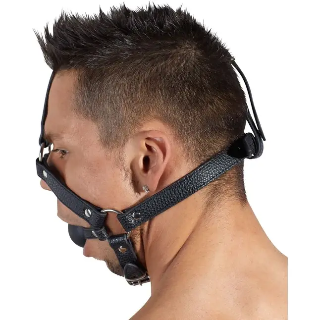Кляп-намордник с фиксацией на голову Head Harness - Bad Kitty. Фотография 2.