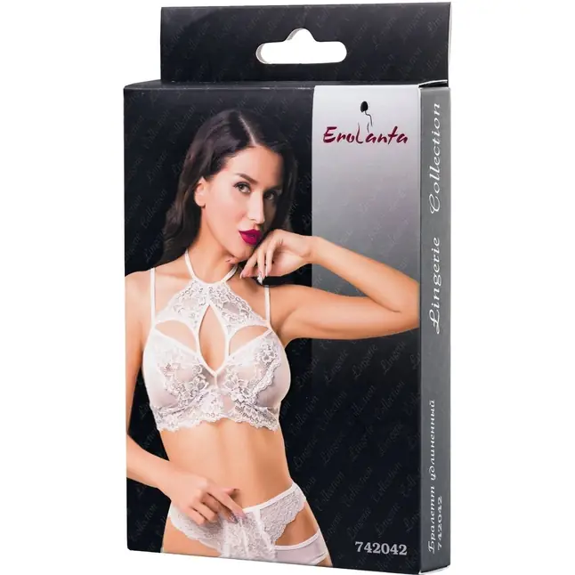 Удлиненный бралетт со вставками кружева - Сollection. Фотография 5.