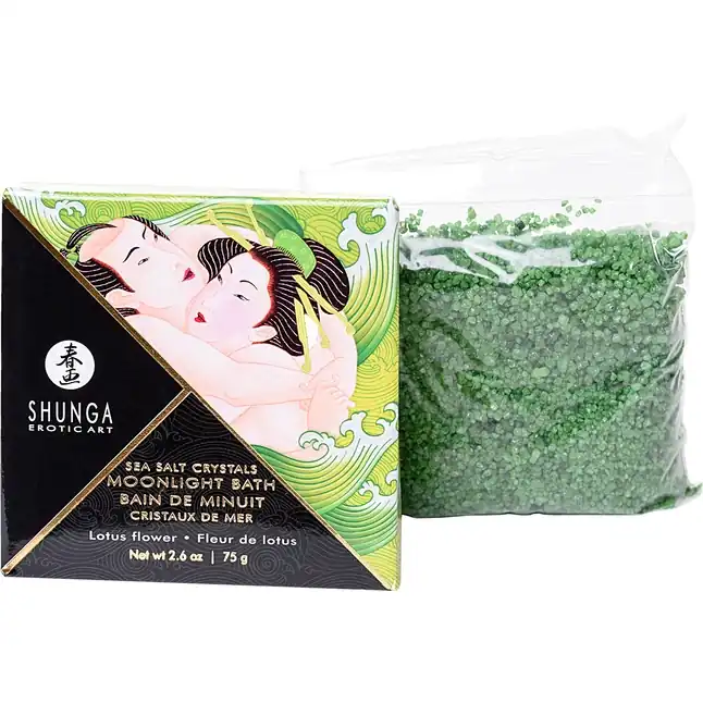 Соль для ванны Bath Salts Lotus Flower с ароматом цветков лотоса - 75 гр. Фотография 3.