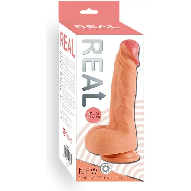 Силиконовый ультра-реалистик с двойной структурой REAL