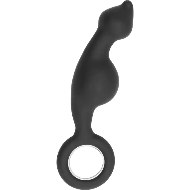 Анальный стимулятор No.62 Dildo With Metal Ring - 18 см - Sono