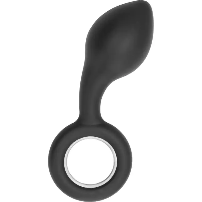 Анальный стимулятор No.63 Dildo With Metal Ring - 13,5 см - Sono