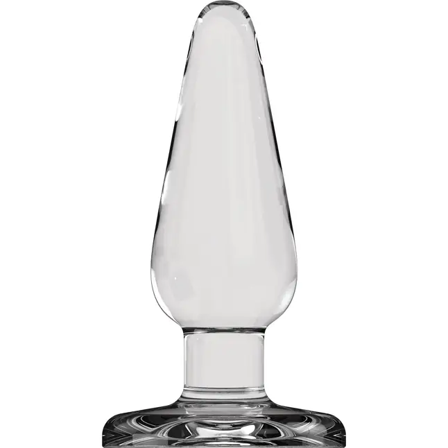 Прозрачная анальная пробка Butt Plug Basic 3 Inch - 7,6 см - Plug   Play