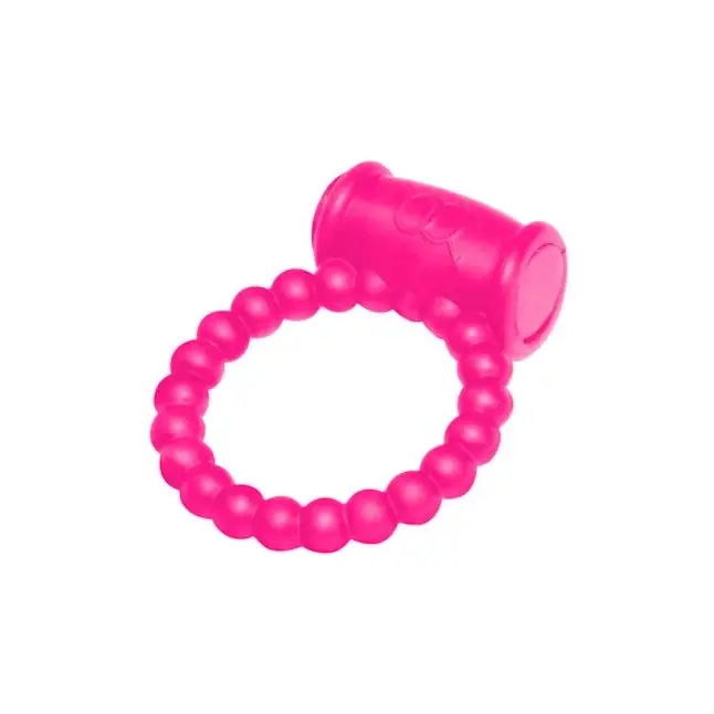 Розовое эрекционное кольцо Rings Drums - Rings!. Фотография 2.