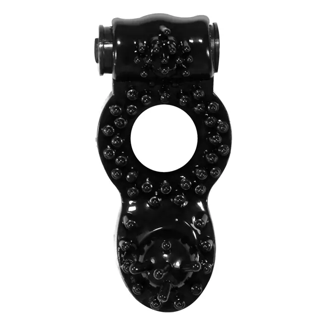 Чёрное эрекционное кольцо Rings Ringer - Rings!