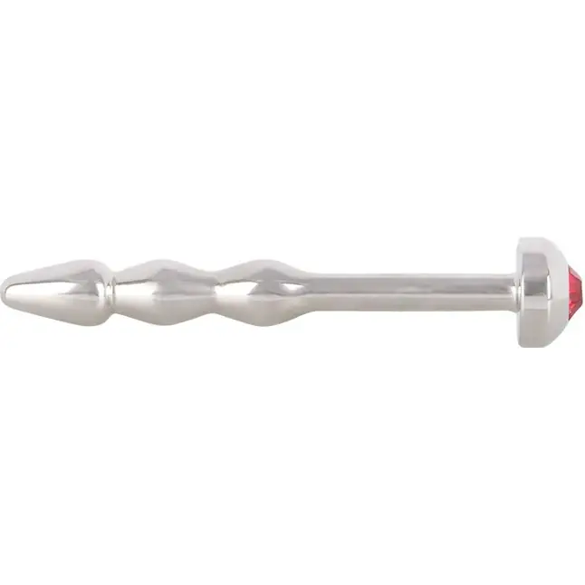 Уретральный стимулятор с декоративным стразом Sextreme Jewel Cockpin - 8 см. Фотография 3.