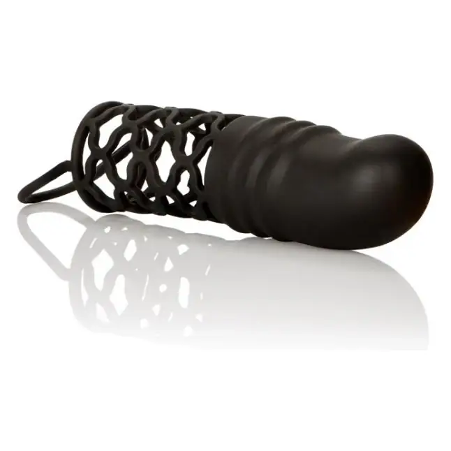 Силиконовый удлинитель члена с фиксацией Silicone 2 Extension. Фотография 2.