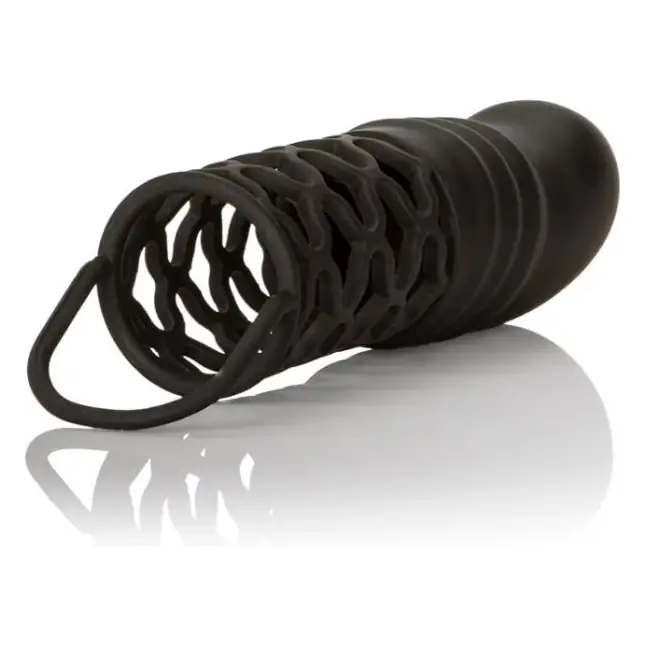 Силиконовый удлинитель члена с фиксацией Silicone 2 Extension. Фотография 4.