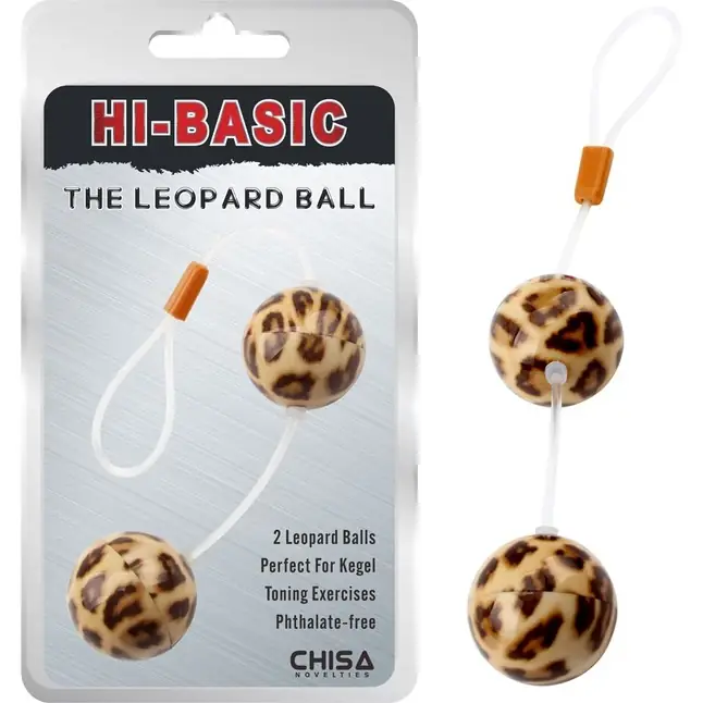 Леопардовые вагинальные шарики Leopard Ball - Hi-Basic. Фотография 3.