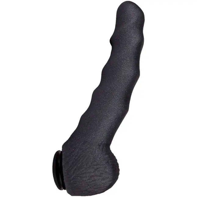Чёрная насадка на пояс харнесс BLACK BENT 2 - 19,5 см - LOVETHING