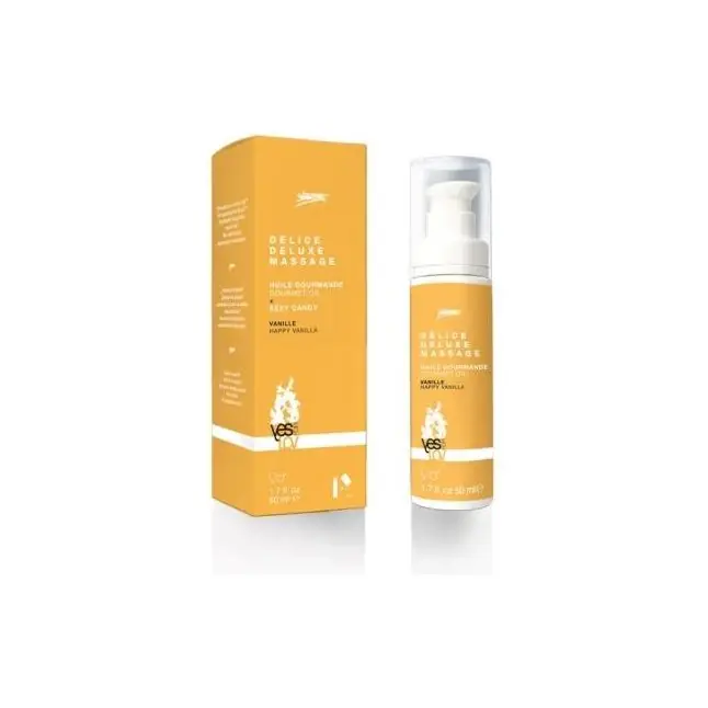 Массажное масло для тела DELICE DELUXE MASSAGE с ароматом ванили - 50 мл