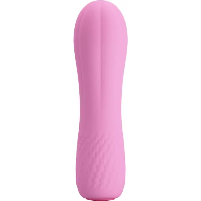 Нежно-розовый мини-вибратор Alice - 11,6 см - Pretty Love