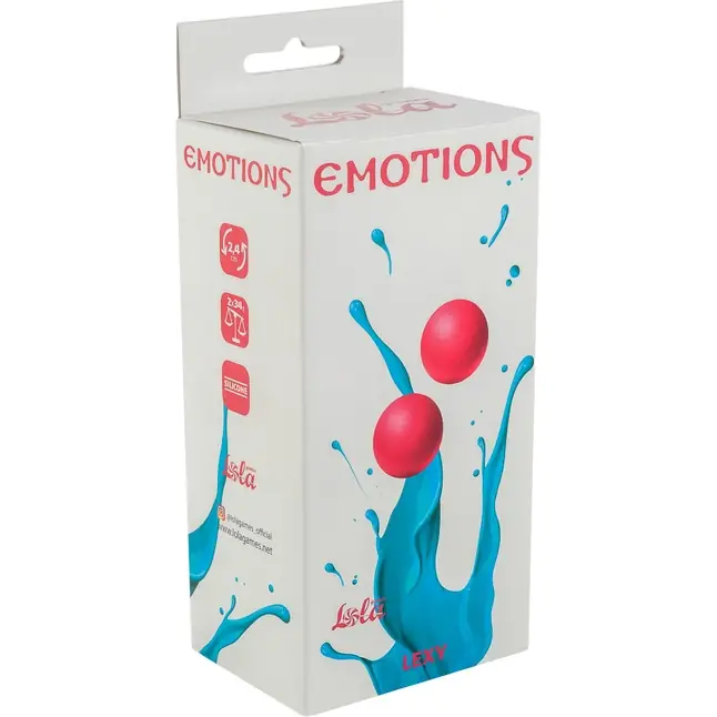 Ярко-розовые вагинальные шарики без сцепки Emotions Lexy Small - Emotions. Фотография 2.