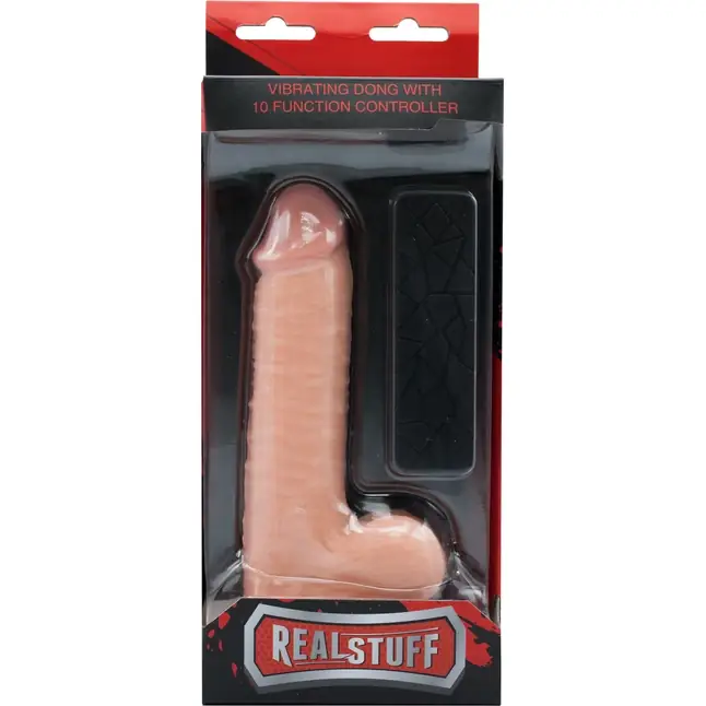 Телесный вибратор-реалистик на присоске REALSTUFF 6.5INCH DONG - 17 см - RealStuff. Фотография 2.