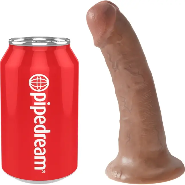 Фаллоимитатор-мулат на присоске 6 Cock - 15,2 см - King Cock. Фотография 2.