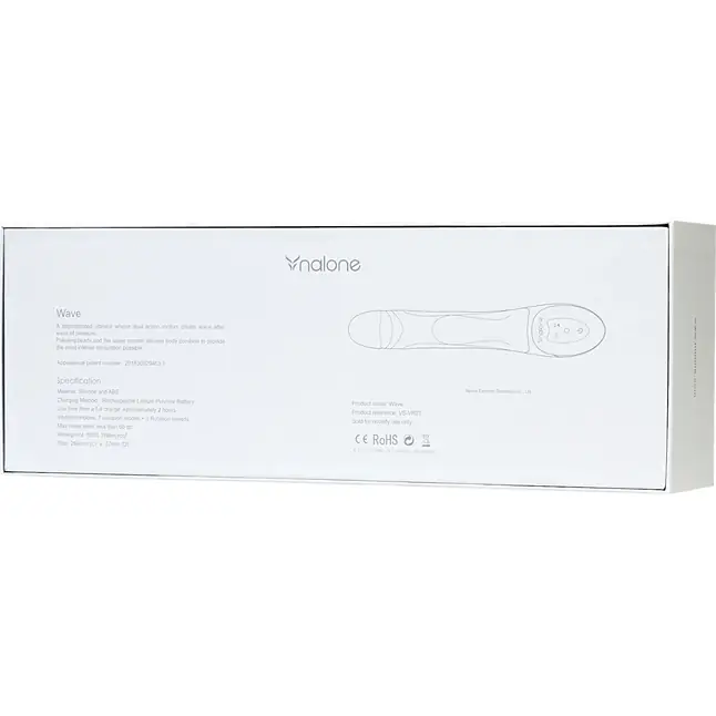 Розовый вибратор Nalone Wave - 26 см. Фотография 4.