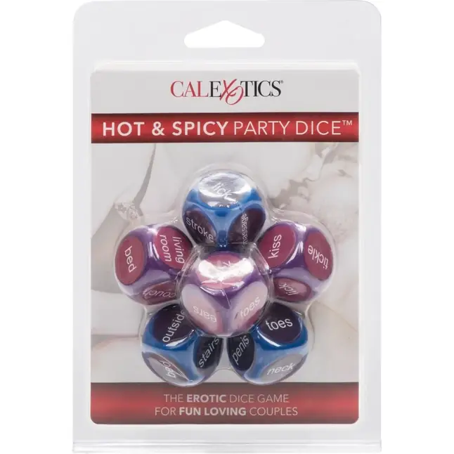 Набор игровых кубиков Hot Spicy Party Dice. Фотография 7.