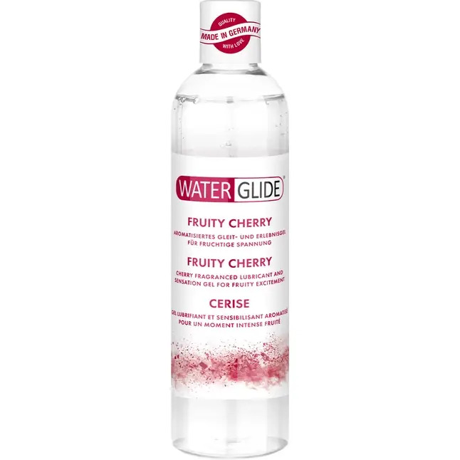 Лубрикант на водной основе с ароматом вишни FRUITY CHERRY - 300 мл