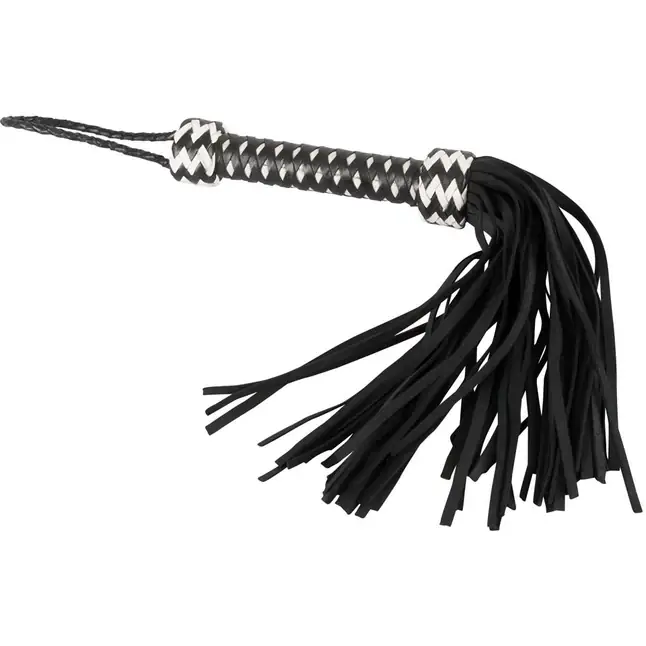 Кожаный многохвостый флогер ZADO Leather Flogger - 42 см - Zado