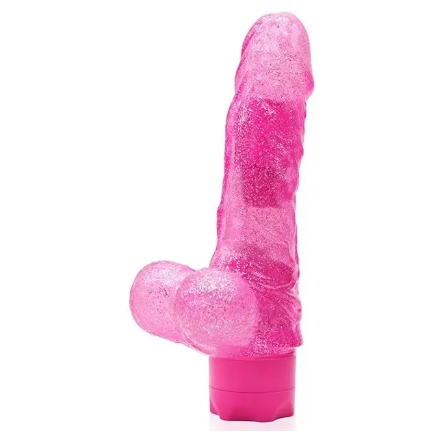 Розовый водонепроницаемый вибратор JELLY JOY ELASTIC ENIGMA MULTISPEED VIBE - 15 см - Jelly Joy