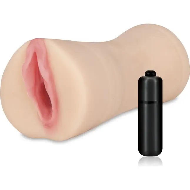 Мастурбатор-вагина с вибропулей VIBRATING PUSSY