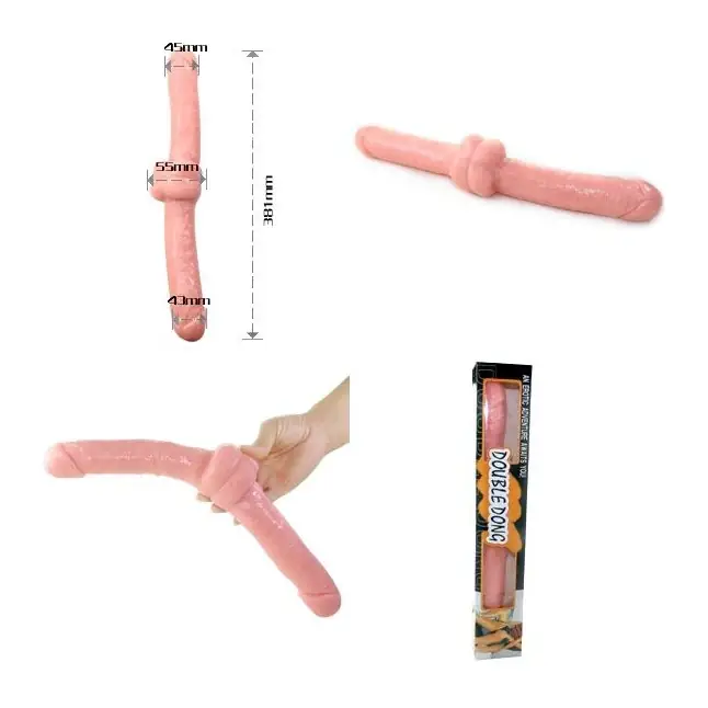 Двусторонний фаллоимитатор Double Dong - 38,1 см. Фотография 2.
