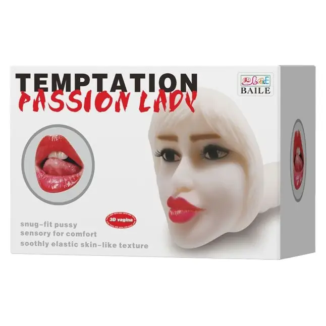 Мастурбатор-ротик с вибрацией Temptation Passion Lady. Фотография 6.