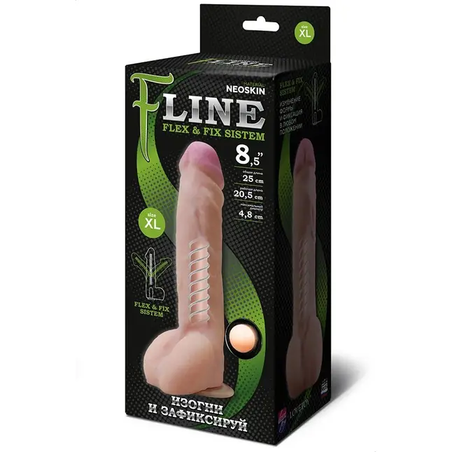 Фаллоимитатор на присоске F LINE - 25 см - F LINE. Фотография 2.