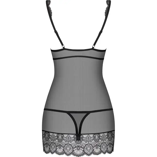Полупрозрачная сорочка с лифом на косточках - Sexy. Фотография 4.