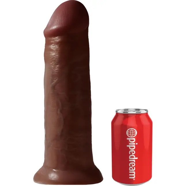 Коричневый фаллоимитатор на присоске 12 Cock - 31 см. - King Cock. Фотография 2.