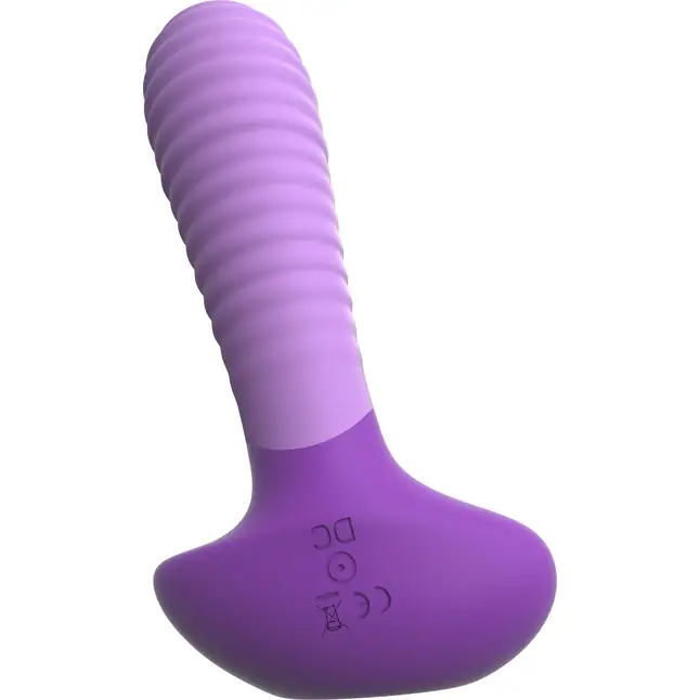 Сиреневый анальный вибратор с рёбрышками Petite Tease-Her - 11,9 см - Fantasy For Her. Фотография 2.