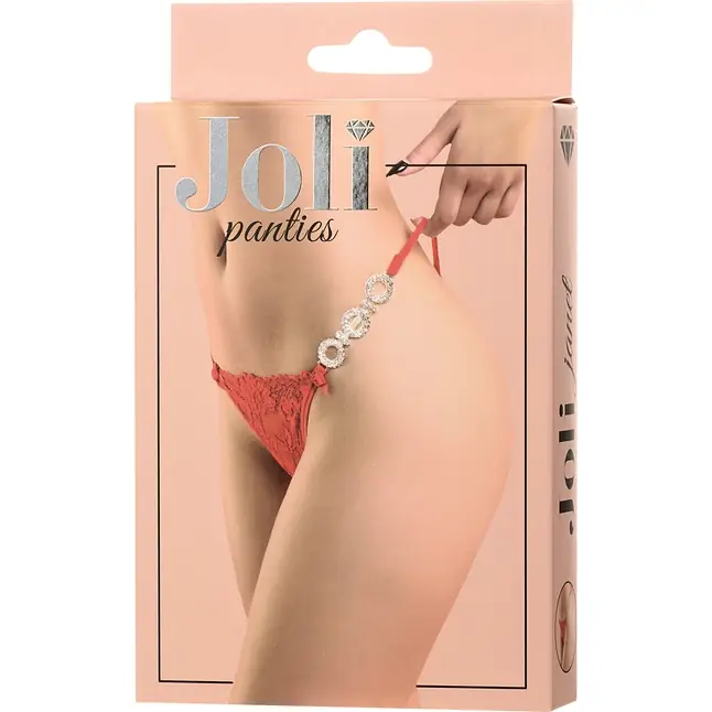 Трусики-стринги Janet с украшением из страз на поясе - Joli by Erolanta. Фотография 5.