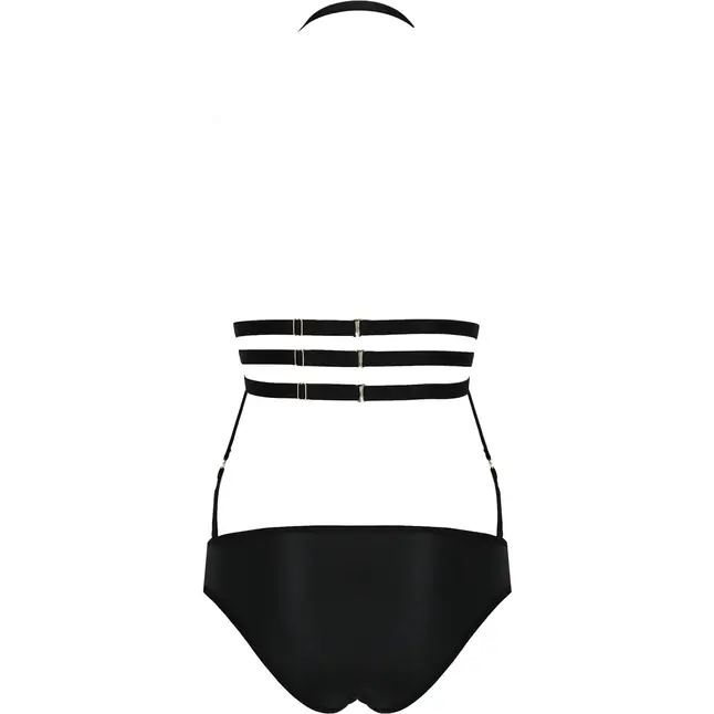Эротическое боди Lamis из материала с wet-look эффектом. Фотография 4.