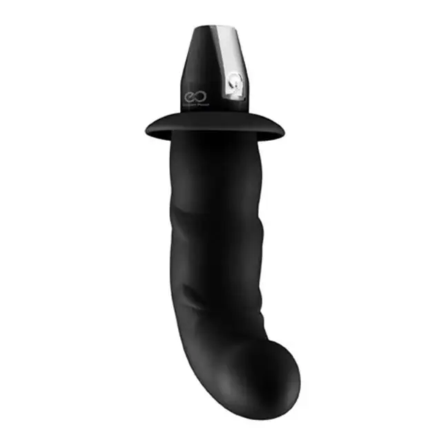 Черный вибромассажер простаты PROSTATE HERO 4INCH - Anal Amunition