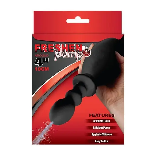 Черный анальный душ FRESHEN PUMP. Фотография 2.