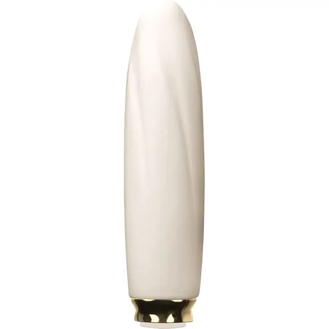 Белый мини-вибратор COMPACT VIBE ELECTRA - 11 см - Luxe