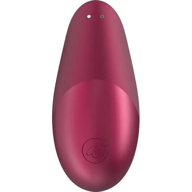 Красный бесконтактный клиторальный стимулятор Womanizer Liberty. Фотография 4.